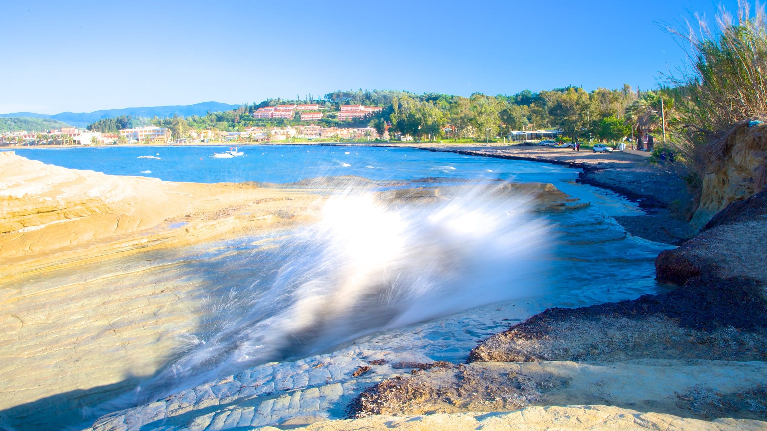 One of Corfu’s true natural wonders features fascinating rock formations and secluded coves surrounded by the idyllic waters of the Ionian Sea.