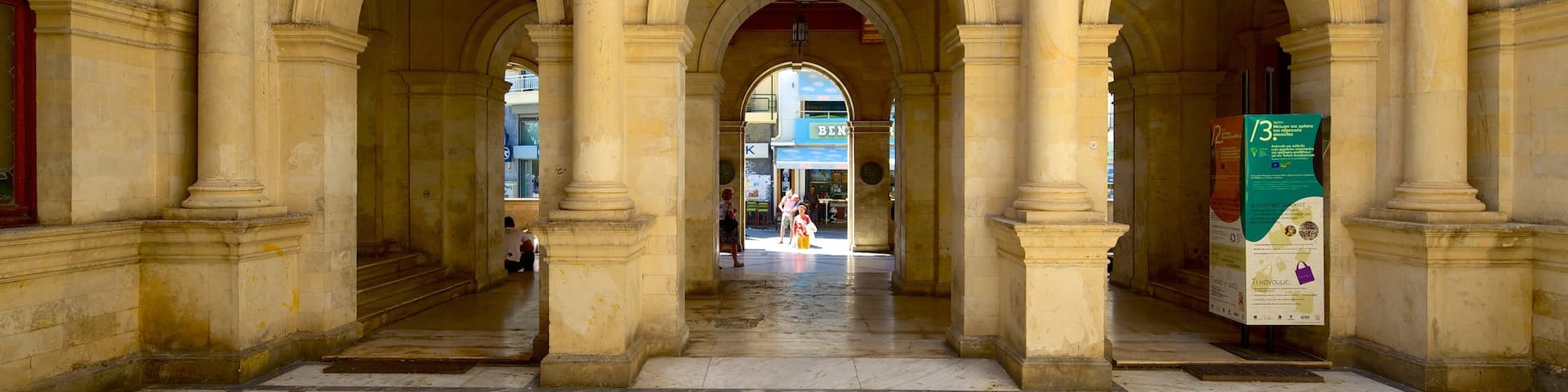 Heraklion Loggia showing interior views and heritage architecture