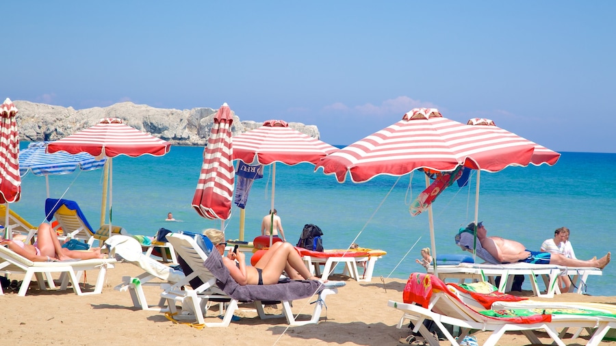 Spiaggia di Tsambika che include spiaggia