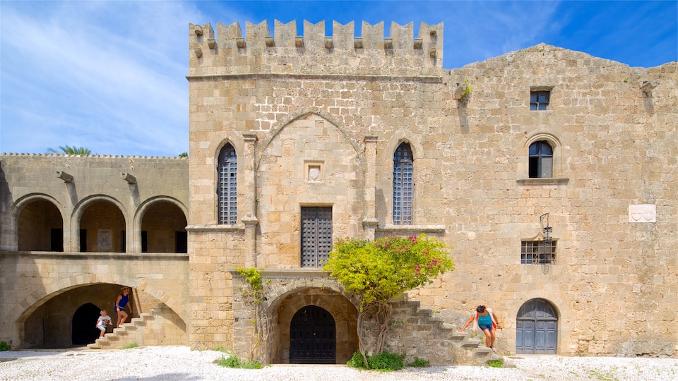 Rhodes which includes a castle and heritage architecture