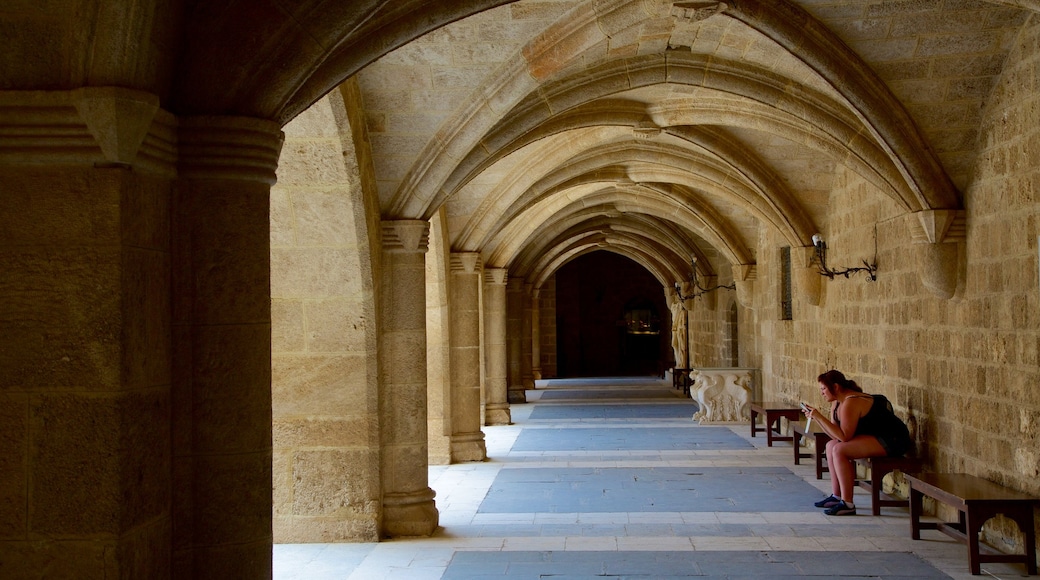 Palace of the Grand Master of the Knights of Rhodes showing heritage architecture