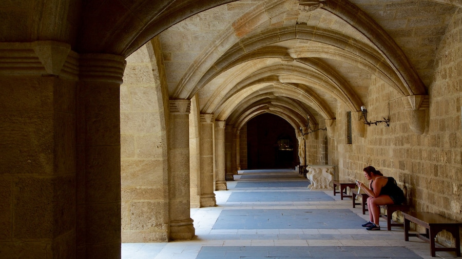 Palace of the Grand Master of the Knights of Rhodes featuring heritage architecture