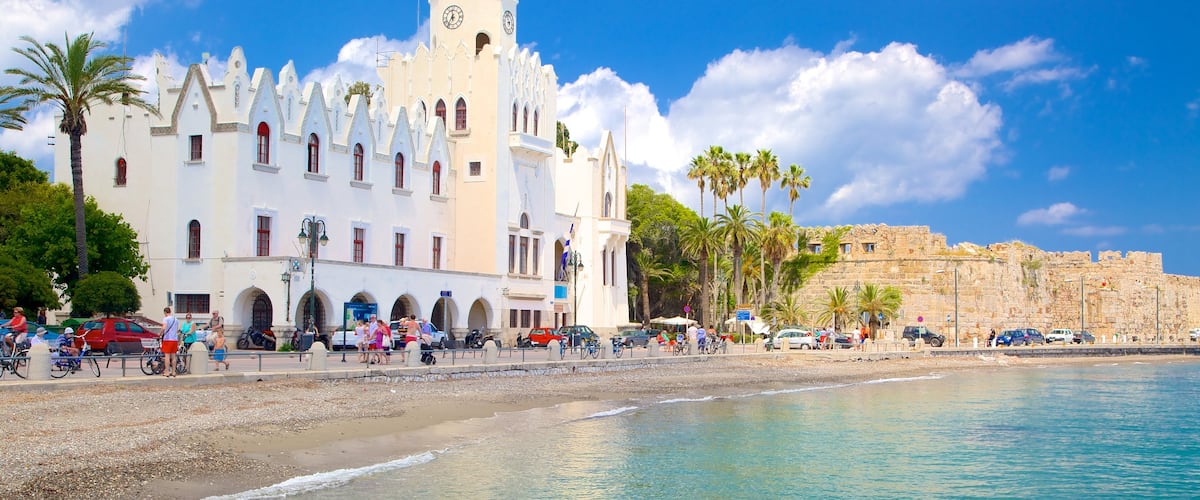 Kos welches beinhaltet Palast oder Schloss und Küstenort