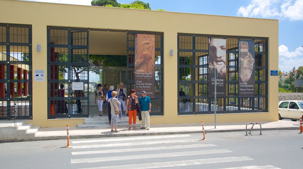 Heraklion Archaeological Museum which includes street scenes