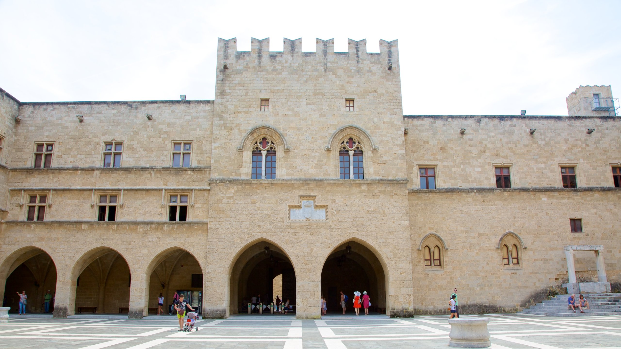 Courtyard of the Grand Masters Palace (I). Rhodes Old Town…