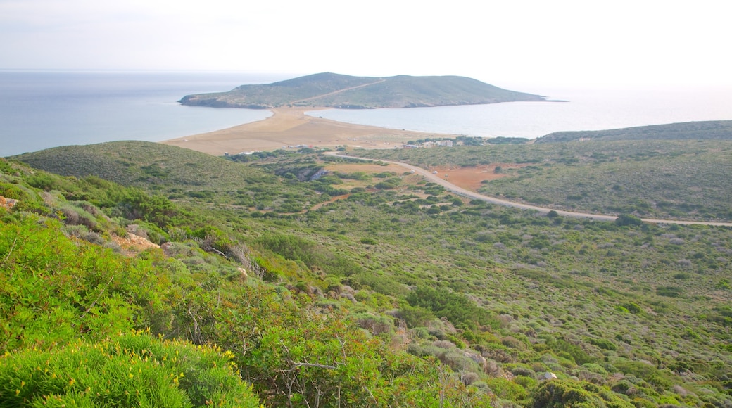 Prassonissi showing tranquil scenes and general coastal views