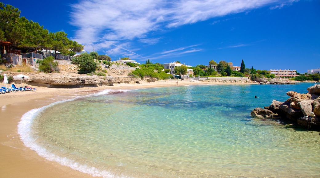 Pefkos showing general coastal views, a sandy beach and tropical scenes