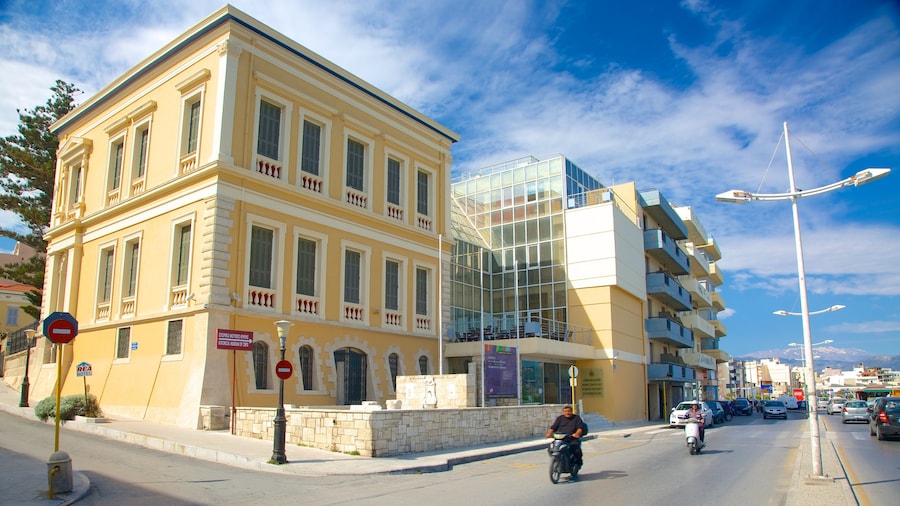 Kretas Historiske og Etnografiske Museum som viser gadeliv