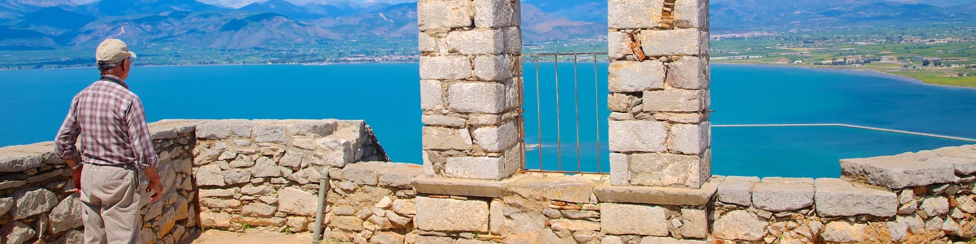 Fortress of Palamidi featuring heritage architecture