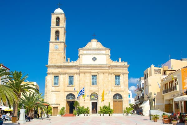 Chania welches beinhaltet Kirche oder Kathedrale, Platz oder Plaza und religiöse Aspekte