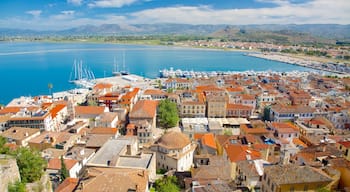 Nafplio featuring a coastal town