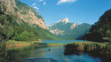 Leoben showing a lake or waterhole