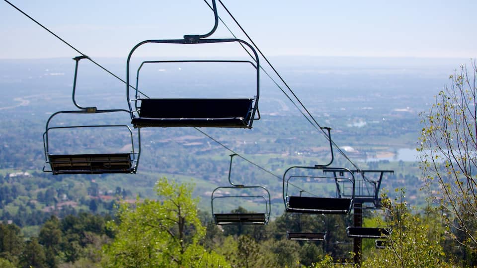 Cheyenne Mountain Zoo featuring a gondola