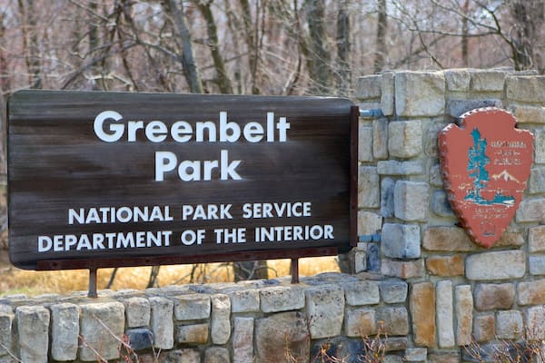 Greenbelt Museum showing signage