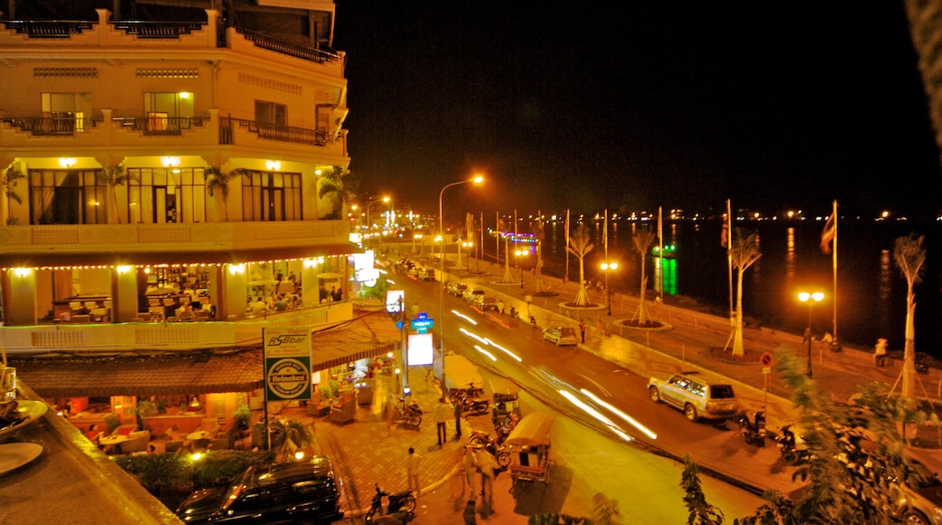 Cambodia showing night scenes