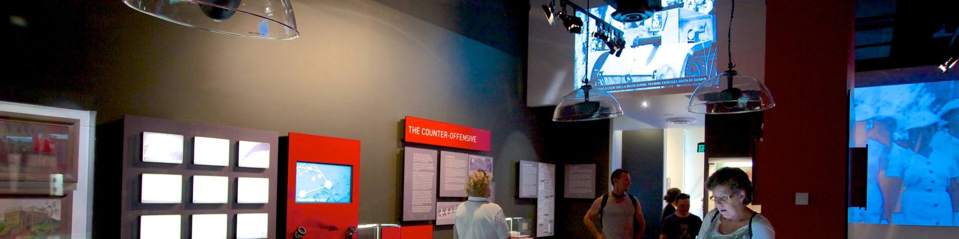 Defence Of Darwin Experience which includes interior views and art