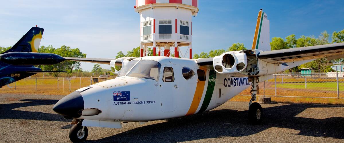 Australian Aviation Heritage Centre which includes an aircraft and aircraft