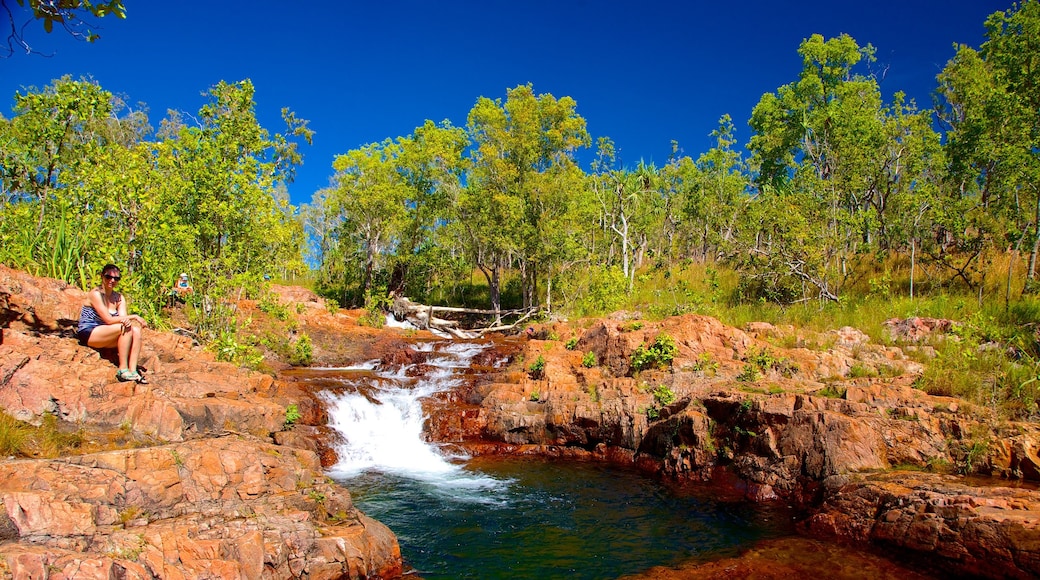 Litchfield National Park which includes rapids, a river or creek and landscape views