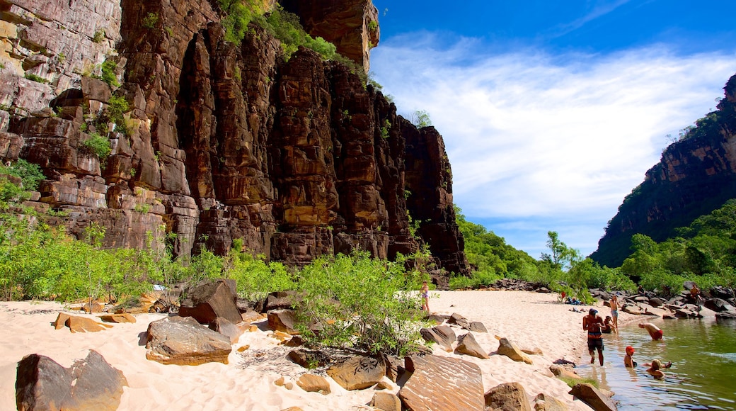 Jim Jim Falls das einen Schlucht oder Canyon