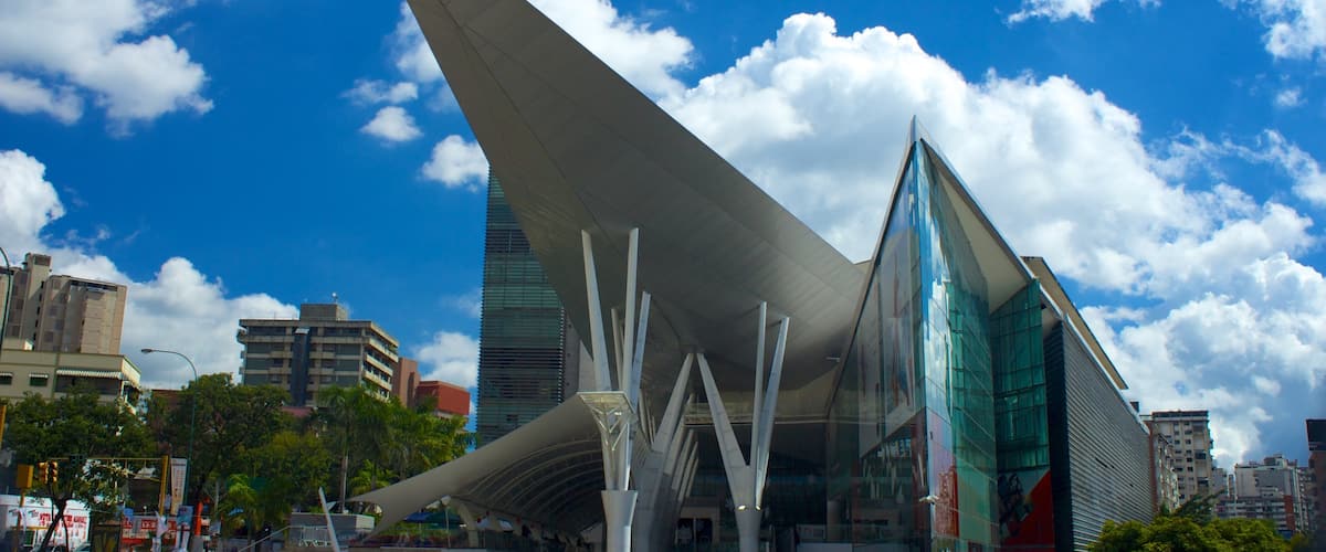 Millennium Mall showing modern architecture