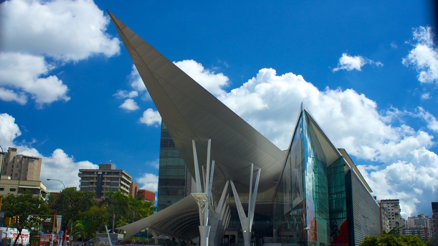 Millenium Mall showing modern architecture