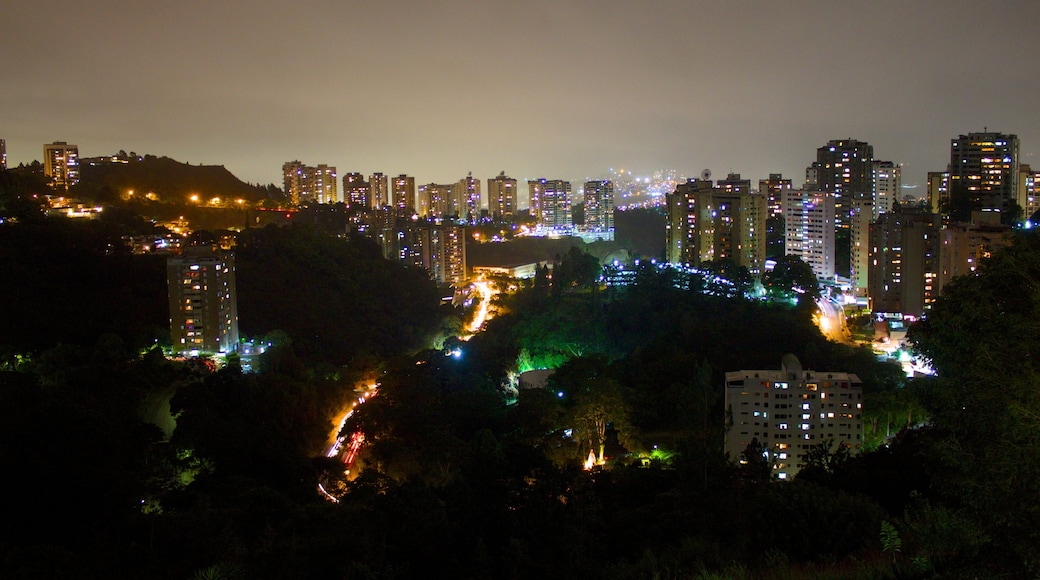 Caracas featuring night scenes and a city