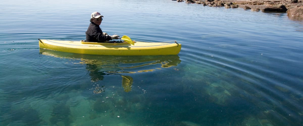 Nunavut which includes kayaking or canoeing as well as an individual male
