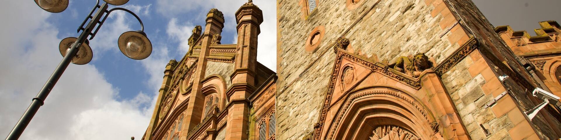 Ireland showing heritage architecture and a church or cathedral