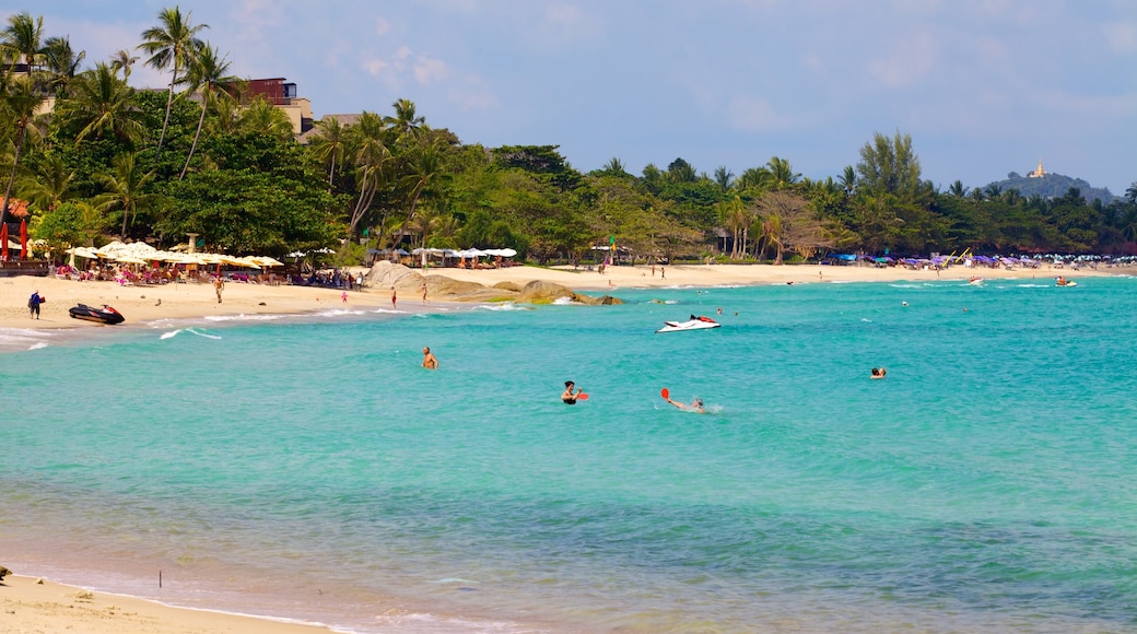 Playa Chaweng Noi mostrando una playa de arena y vistas generales de la costa