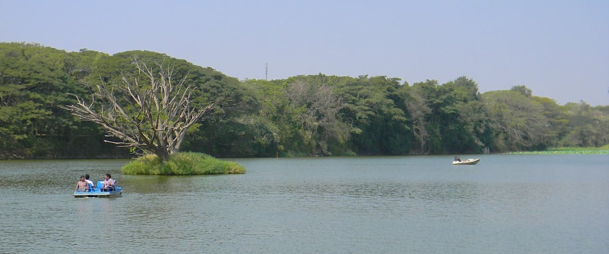 Mysore featuring boating and a lake or waterhole
