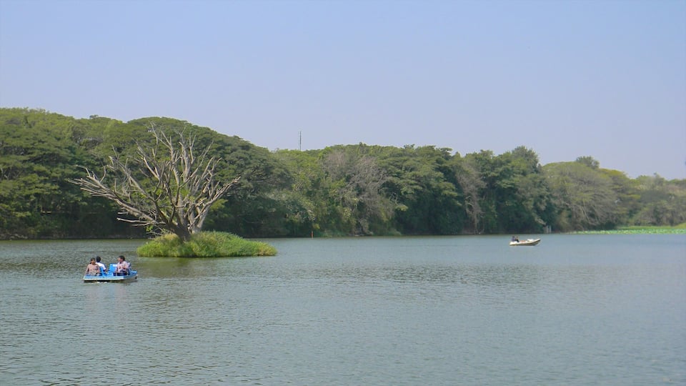 Mysore mostrando un lago o abrevadero y paseos en lancha