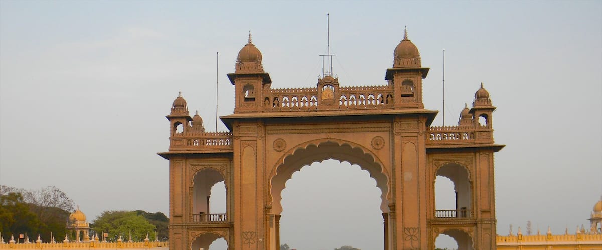 Mysore ofreciendo patrimonio de arquitectura