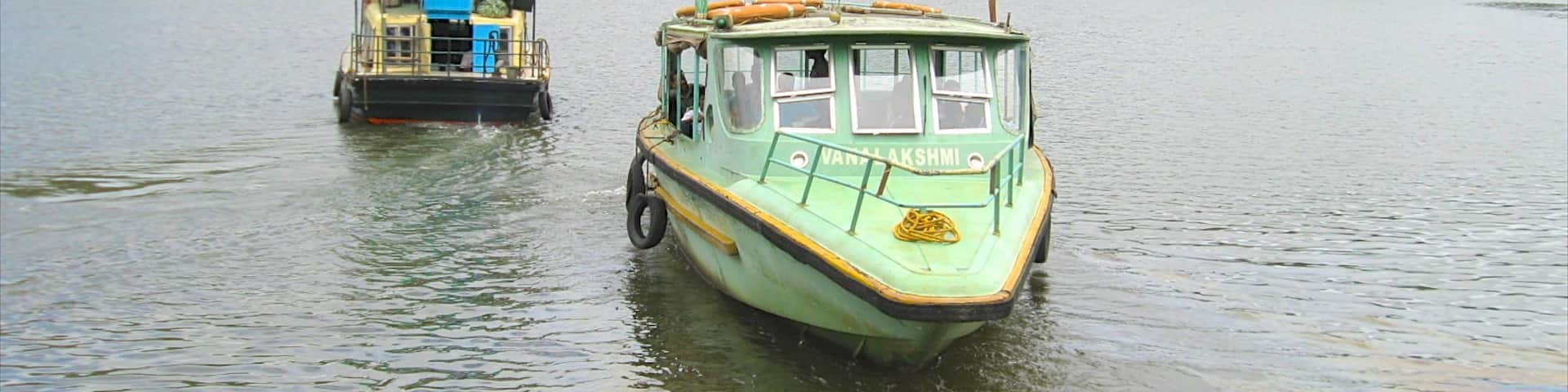 Thekkady showing boating and a lake or waterhole