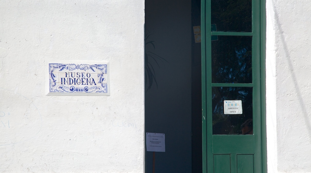 Indian Museum which includes signage