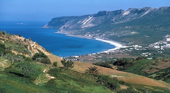 Tunis which includes a coastal town