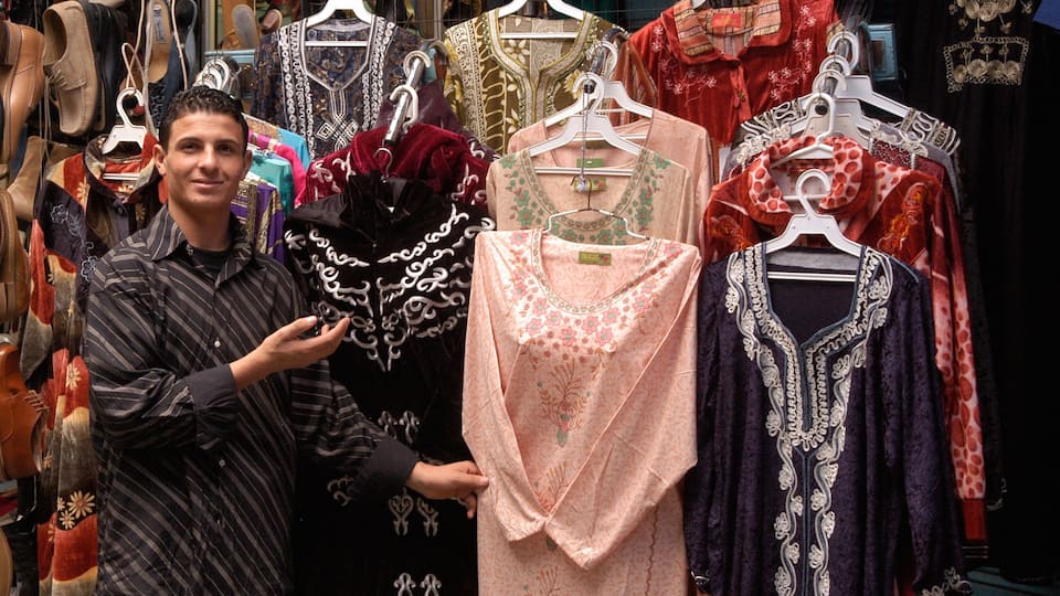 Tunis which includes fashion as well as an individual male