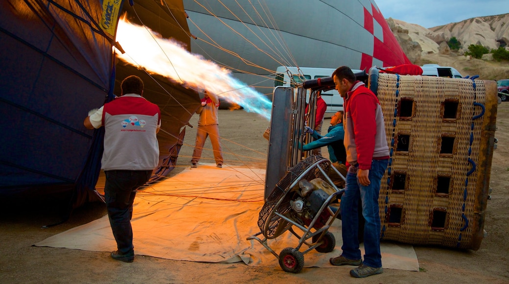 Cappadocia which includes ballooning