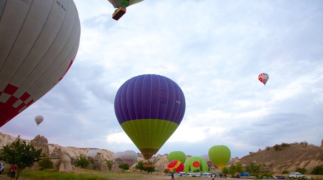 Cappadocia which includes ballooning