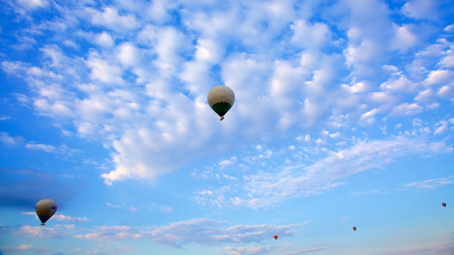Cappadocia which includes ballooning