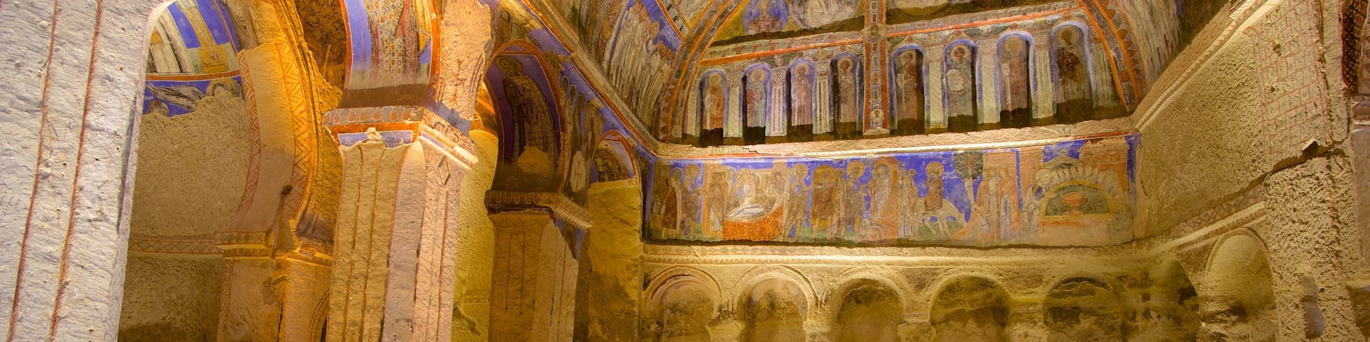 Cappadocia featuring heritage architecture and interior views