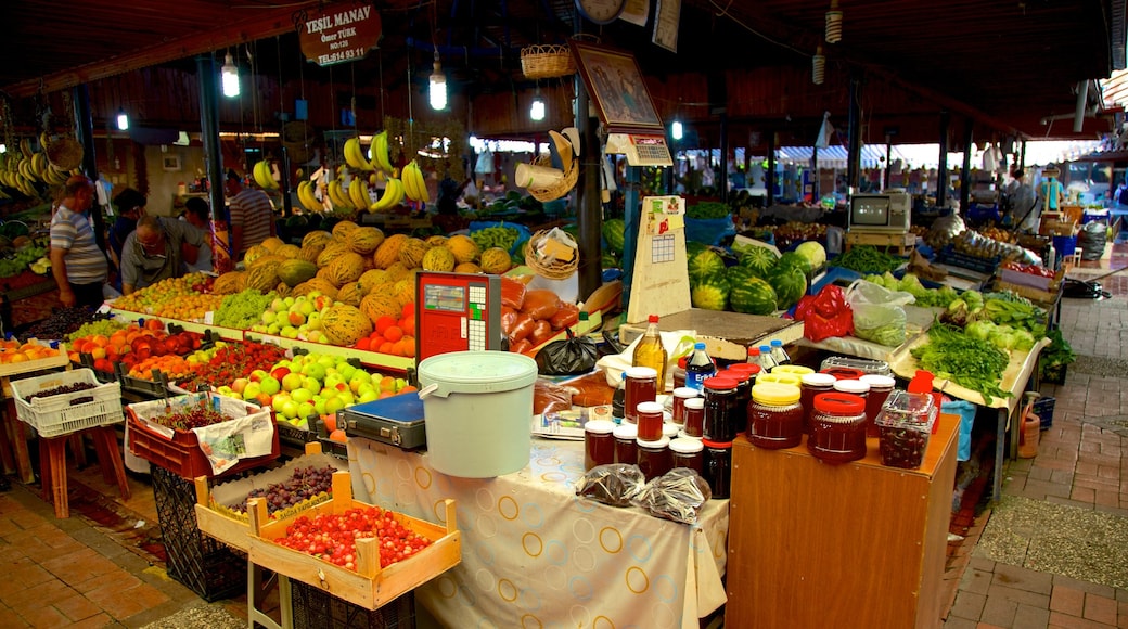 Fethiye mit einem Speisen und Märkte