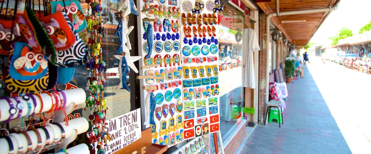 Fethiye featuring street scenes