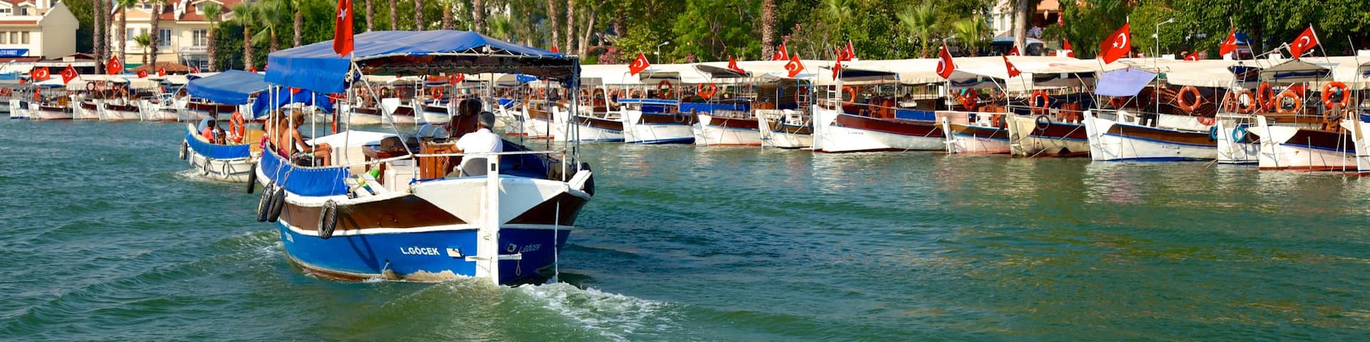 Dalyan featuring a marina and boating