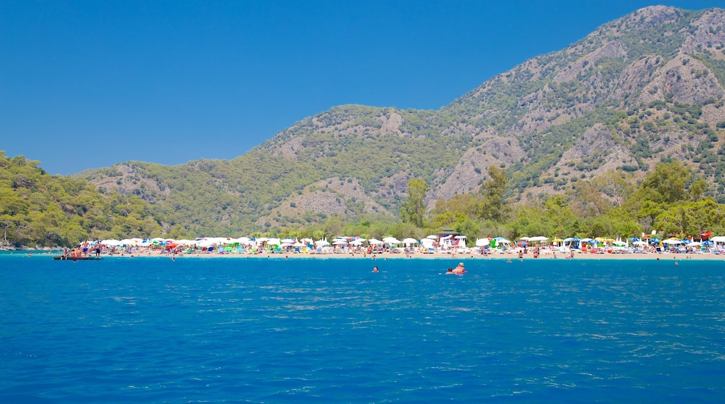 Turkey which includes general coastal views and a sandy beach