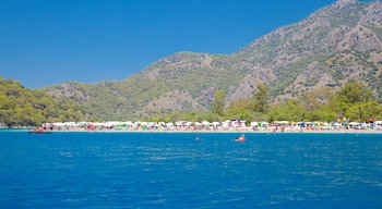 Turchia mostrando spiaggia e vista della costa