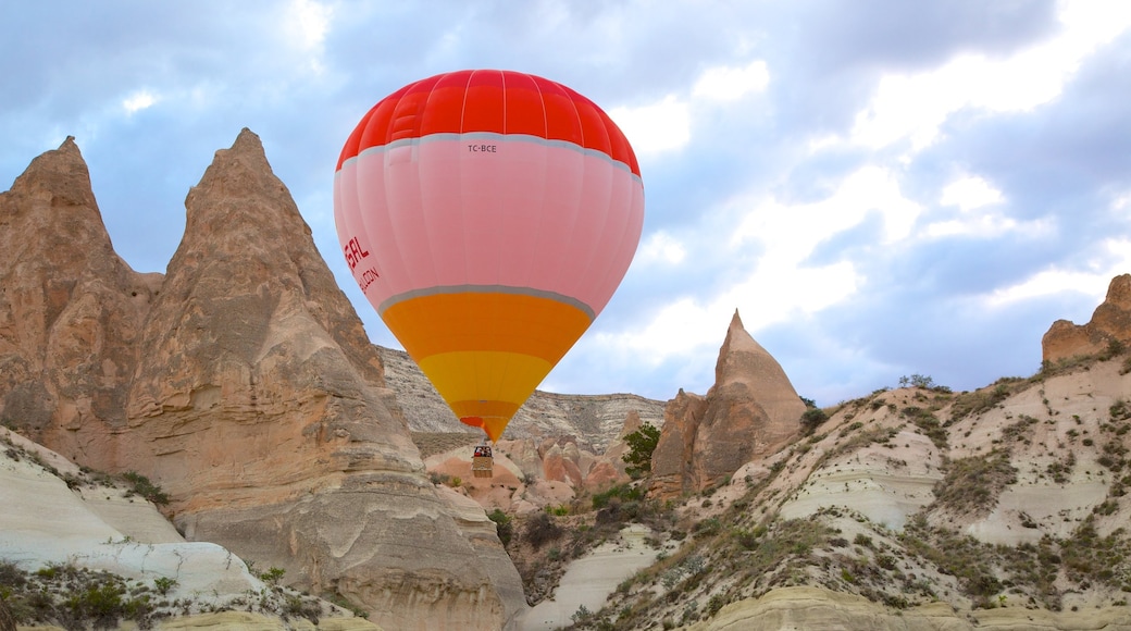 Nevsehir featuring ballooning and a gorge or canyon