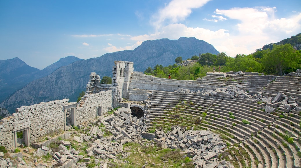 Termessos เนื้อเรื่องที่ ซากอาคาร