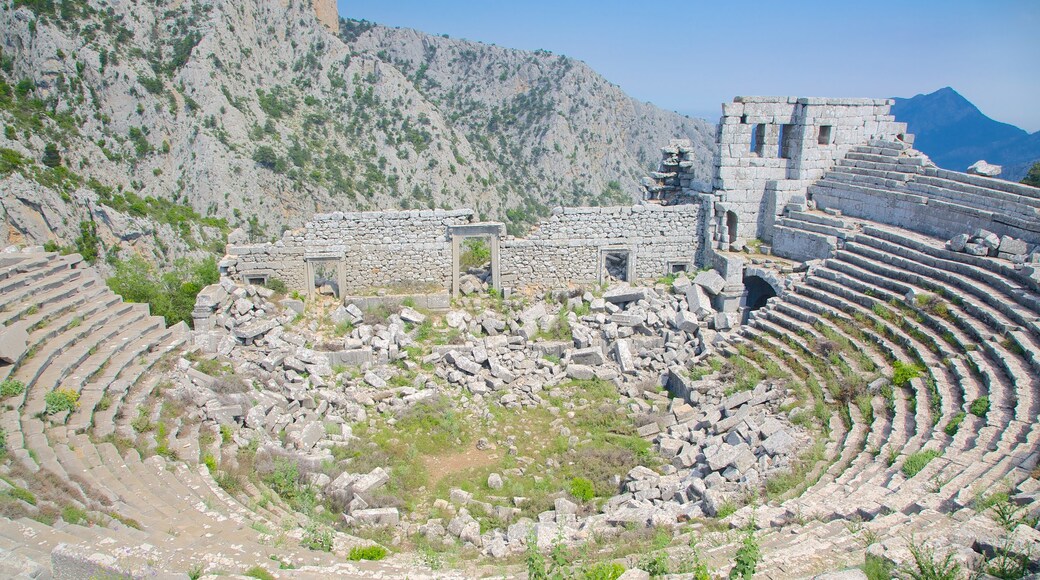 Termessos caratteristiche di rovine di un edificio