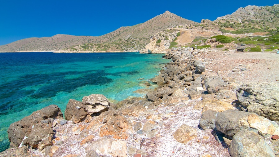 Knidos mostrando costa escarpada