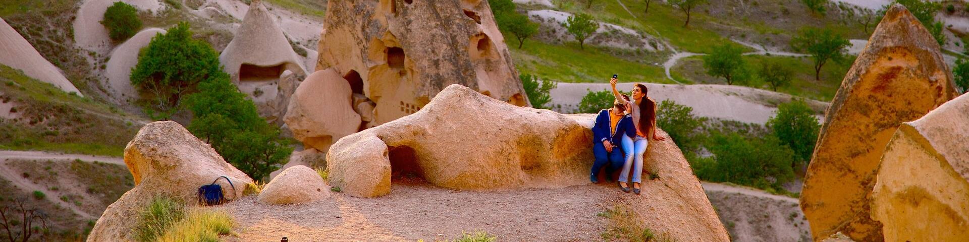 Uchisar Castle as well as a couple
